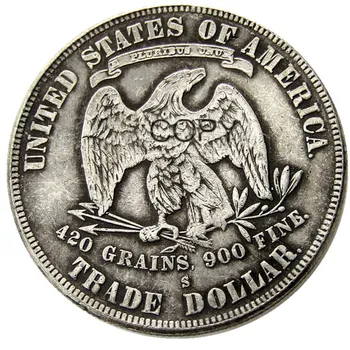 SADA Obchodu Dolár 1873-1885 26PCS Rôznych Mincovne kópie Mincí Silver Plated
