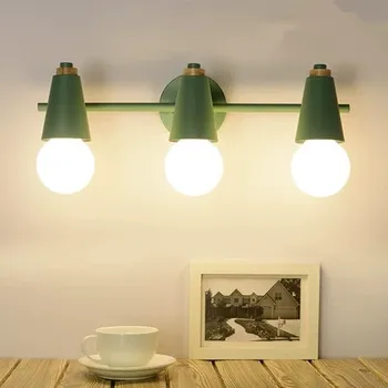 Nordic LED Svetlo Zrkadlo Moderné Nástenné Svietidlo Pre Kúpeľňa tvoria šatne Vnútorné Steny Sconce Svietidlá