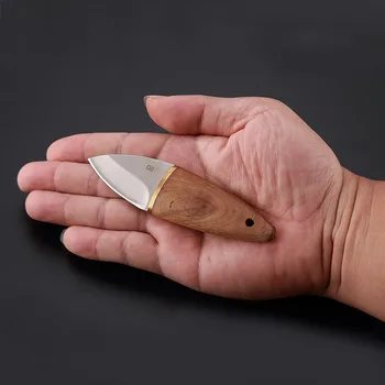 Swayboo D2 ocele vysokej tvrdosti malých rovný nôž vonkajšie výchovy k DEMOKRATICKÉMU občianstvu mini vreckový nôž eben drevenou rukoväťou, nádherné pevný nôž