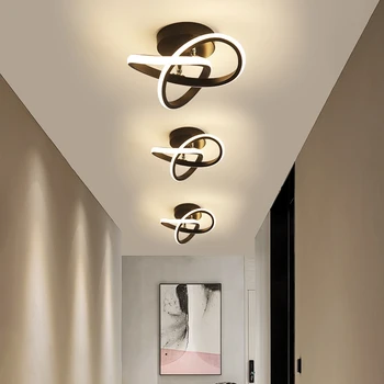 Moderné Led Uličkou Svetlo Stropné Lampy, Šatňa Chodby, Balkóna Foyer Stropné Svietidlá Akryl Výzdoba Domov Lustering Svietidlo