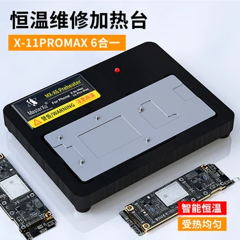 Majster Xu MX-X6 IC Úrovni Ohrievač, Kúrenie Platformu Doska Pre iPhone X/XS/MAX/11/11 Pro MAX Stredný Rám Doska Opravy Samostatné C