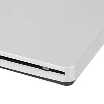 Super Slim USB jednotka superdrive Krytu SATA Externý Slot pre Nakladanie Napaľovačka diskov DVD Prípade Caddy - Strieborná