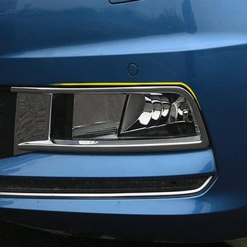 Pre Volkswagen Touran 2016 2017 2018 2019 ABS Chrome Predné Foglight Hmlové Svetlo Kryt Výbava Auta Foglamp Rámu Vonkajšie Príslušenstvo