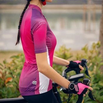 Santic Ženy, Cyklistika Dres Pro Fit Cestnej MTB Cyklistické Dresy Cyklistické Krátke Rukávy Lete Priedušná Ázijské Veľkosť WL0C02160