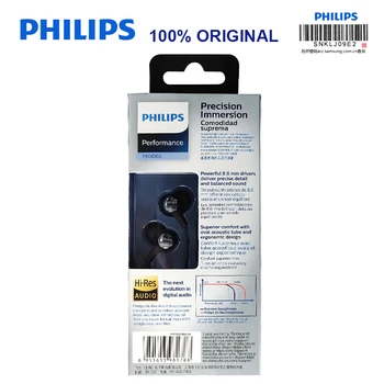 Originál NOVÉ PHILIPS PRO6105 HIFI In-ear Káblové Slúchadlá Vstavaný mikrofón Hi-Res Pre počítač/mobile/MP3 úradnej Certifikácie