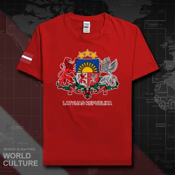 Lotyšsko Latvija mužov t košele, dresy národ tím tričko bavlna tričká oblečenie tees krajine, športové vlajky lotyšský LVA 20