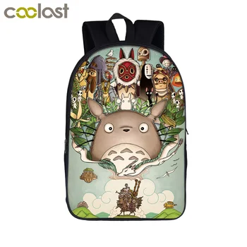 Roztomilý Totoro Mačka Tlače Batoh Deti Schoolbags Pre teenager Daypacks Taška Deti Batohy Chlapci Dievčatá Školské Tašky