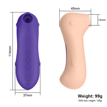 Klitorálny Sania Vibrátor 10 Intenzity Režimy sexuálnu Hračku pre Ženy Adorime Klitorisu Bradavky Sacie Stimulátor pre Páry alebo Sólo