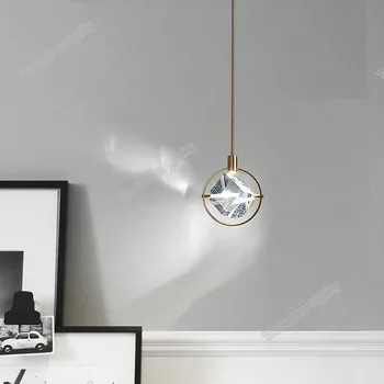 Moderné LED Crystal Prívesky Svetlá dekor pre domáce Kuchyňa, jedáleň, obývacia izba, spálňa dekorácie lesk interiérové stropné svietidlá