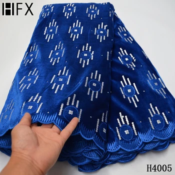 HFX Najnovšie Afriky Čipky Textílie 2020 Vysokej Kvality Nežnej Čipky fialová Nigérijský Čipky Textílie Na Svadby, ženy Šaty 5yards H4005