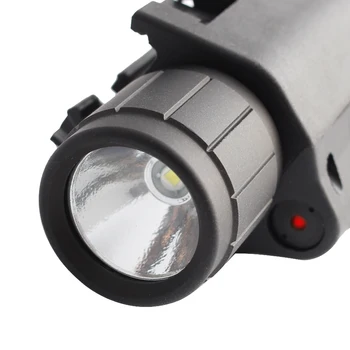 Magorui Červeným Laserovým Zameriavačom LED Baterka s 20 mm Picatinny Rail Mount pre Glock 17 19 Puška Taktické Lov Príslušenstvo
