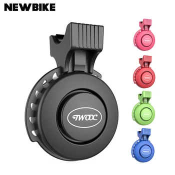 TWOOC Elektrische Fahrrad Glocke USB Ladung Bicykli Radfahren 120db Lenker Krúžok 3 Modus Zvuky Sicherheit Wasserdichte