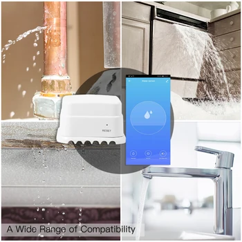Domáci Alarm Úniku Vody, Alarm, Nezávislé WIFI Varovania pred Povodňami Pretečeniu Bezpečnostný Alarm Systém Tuya/Smart Život Aplikácie Smart Home
