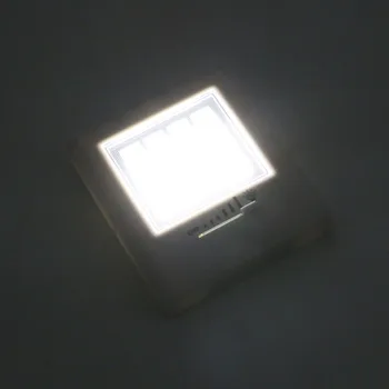 Nastaviteľný Jas LED Nočné Svetlo Bezdrôtové LED Nástenné Svietidlo Batérie Powered Skriňa Bezdrôtový KLASU Prepínač Svetlo Pod Skrinku