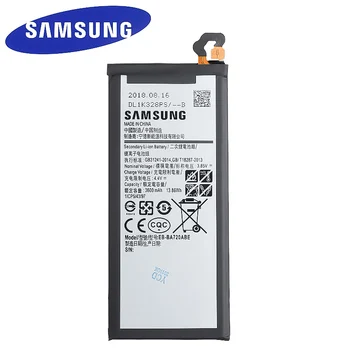 Originálne Batérie Samsung EB-BA720ABE Pre Samsung GALAXY A7 2017 Verzia A720 SM-A720 Originálne Náhradné Batérie Telefónu 3600mAh