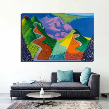 David Hockney Tapety Na Stenu Umelecké Plátno Plagáty A Vytlačí Plátno Na Maľovanie Dekoratívne Obrázky Na Úrad Obývacia Izba Domova