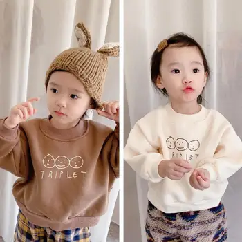 Dievčatá Bavlnená Mikina 2020 Baby Chlapci Oblečenie Neri Plus Cashmere Deti Mikina Hoodies Topy Deti Oblečenie
