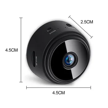 A9 Mini Kamera 1080P HD ip kamera Noc Verzia, Hlas, Video Zabezpečenie Bezdrôtovej Mini Kamery, kamery, wifi, Fotoaparát