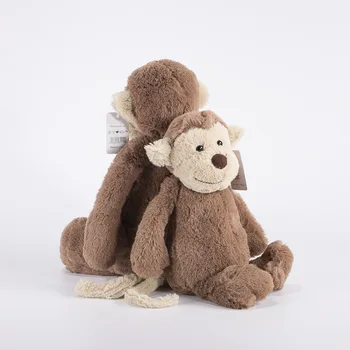 HONJI 38 cm/48 cm Roztomilý Krásne Hnedé Opice Plyšové Hračky mäkký Vankúš Vypchaté Zvieratá, Deti, Chlapci Dievčatá Priateľka Dary