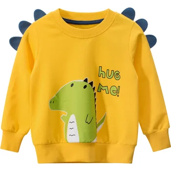 27kids Cartoon Dinosaura Deti Chlapcov Sveter Jar Jeseň 2020 Nové Bahy Deti Chlapci Dievčatá Oblečenie Chid Chlapci T Košele