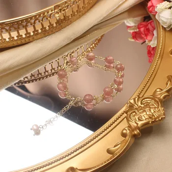 Japonský&Kórea Módnej Značky Šperky Akrylové Korálky Kúzlo, Náramky, Prívesky Multi-layer Reťazca Náramky pre Ženy Darček