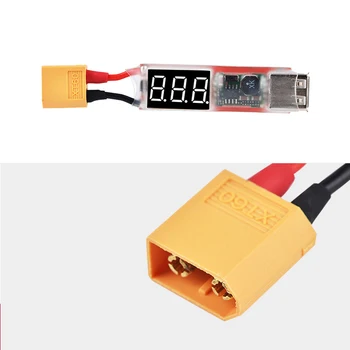 USB Konverzie Nabíjačku RC Batérie 2S-6S Zmeniť Mobilný Telefón Nabíjanie Poklad XT60/T Konektor, Napájanie Displej