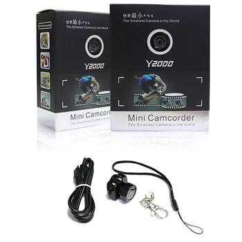 Mini IP Kamera Šport DV Senzor Nočné Videnie Videokamera Pohybu DVR Mikro Kamera VideoB malá Kamera 480P HD cam Y2000 Dropshipping