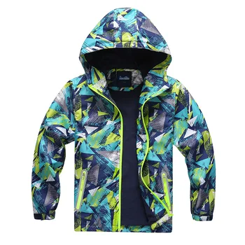 Nové Jarné Topy Deti bunda vrchné oblečenie Šport Polar Fleece Coats Deti Nepremokavé Oblečenie Windbreaker Pre Chlapcov Bundy