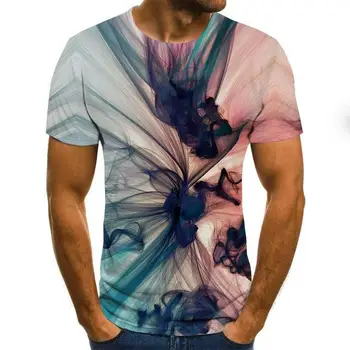 Nové 2020 Mužov 3D T-shirt plameň Budík Tlačené Karikatúra Lete streetwear T-shirt Veľkosť zábavné tričká XXS-6XL