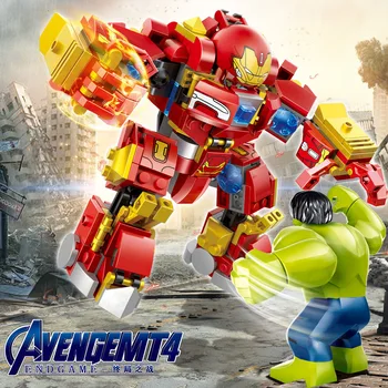 Stavebné Bloky Vengers 4 Koncovka Avengerss Ultimate Stroj Buster Thanos Hulk Blok Nastaví Kompatibilné Tehly Chlapec Hračky