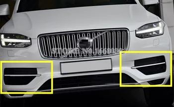ABS Chrome Predné & Zadné Hmlové Svetlo Lampy Kryt Výbava 4pcs Pre VOLVO XC90 2016 2020 Auto Dekorácie Auto Príslušenstvo Interiéru