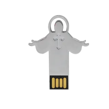 Ježiš pero jednotky kovové usb flash disk nepremokavé memory stick náhrdelník kl ' úč u stick doprava zadarmo