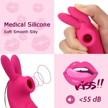 Klitorálny Sania Vibrátor s 10 Frekvencií Nepremokavé Nabíjateľná Bradavky Stimulátor Orálny Sex Simulátor sexuálnu Hračku pre Ženy