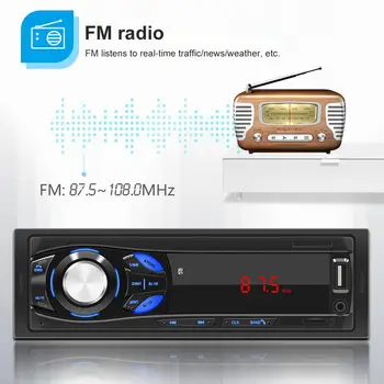 Auto Multimediálne Stereo Jednotného 1 DIN Android Auto Stereo MP3 Prehrávač, FM Rádio, AUX TF Karty U Diskov Vedúci Jednotky V Prístrojovej doske, Digitálnych Médií
