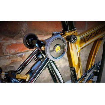Skladací bicykel ľahko kolesa titánová skrutka pre brompton bicykli skrutku gold silver black ultra ľahkého titánu