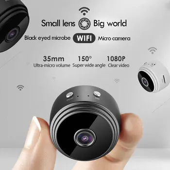 A9 Mini Telecamera WIFI HD 1080P Senzor Nočné Videnie Videokamera Pohybu Mini DVR Kamera Bezdrôtový Surveillance Camera