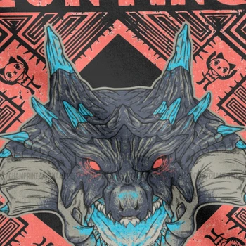 Pánske Hlbinné Lagiacrus Monster Hunter Svete T Shirt Rathian Dragon Lov MHW Hra Bavlna Krátky Rukáv Tees Letné T-Shirts