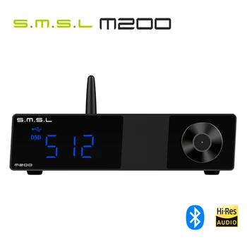 SMSL M200 AK4497EQ DAC Bluetooth Audio DAC 5.0 Podporu 32Bit/768KHz DSD512 Dekodér s Diaľkovým ovládaním SP200 Bezdrôtový LDAC