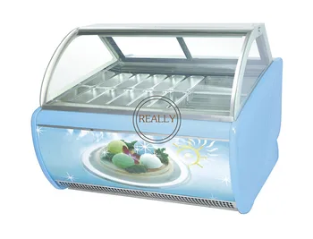 Môže byť prispôsobený Pevného Ice Cream Predviesť ice cream dispaly kabinetu komerčné prezentácie v mrazničke