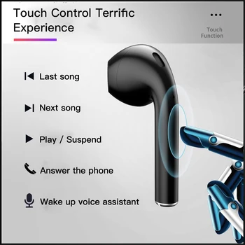 TWS Led Bezdrôtové Slúchadlá HiFi Stereo Slúchadlá Bezdrôtové Nabíjanie Šport Bluetooth Slúchadlo Headset Pre Android iOS Xiao