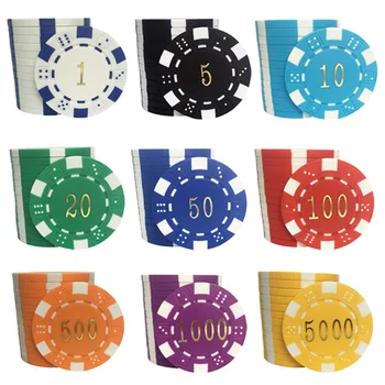 25 ks/set Pokerové Žetóny Texas Hold ' em 11.5 g ABS Kolo Hodnota Casino Mince Poker Veľkoobchod