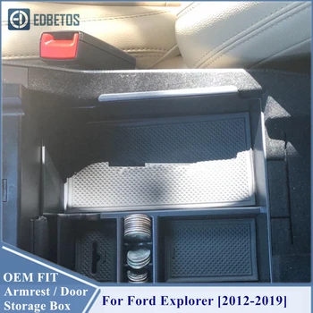 Auto Opierke Úložný Box Pre Ford Explorer 2012 2013 2016 2017 2018 2019 Centrálna Konzola Úložný Box Interiéru Príslušenstvo