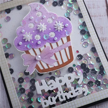 InLoveArts Happy Birthday Cake Kovové Oceľové Rezacie Zomrie Šablóny pre DIY Scrapbooking Papier/foto Karty Razba Zomrie 2019 Nové