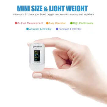 Digitálny Prsta Pulzný Oximeter OLED Displej Kyslíka v Krvi, Snímač Merania Meter pre Domáce Športové De Dedo Oximeter