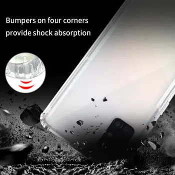 NILLKIN Prírody Transparentné mäkké TPU puzdro pre Samsung Galaxy A51 shockproof prípade zadný kryt pre Samsung A51