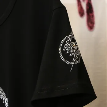 Hiawatha S-5XL Veľkosť Camisetas Verano Mujer 2020 Diamond Lightning Black Voľné T-Shirt Harajuku Lete Krátky Rukáv Topy TX074