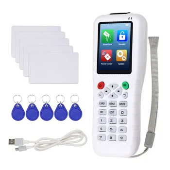 RFID Kopírka NFC Kariet Spisovateľ Rozmnožovacie Cloner 125KHz 13.56 rfid príveskom, Programátor T5577 UID Prepisovateľné Kľúč Karty, USB