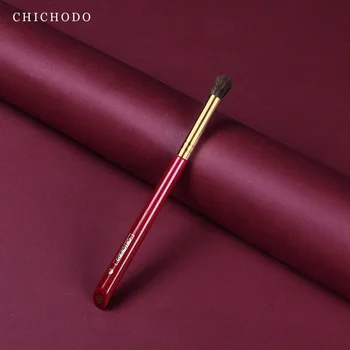 CHICHODO make-up štetec-Luxusné Červená Ruža séria-vysoká kvalita sivý potkan&kôň vlasy blending brush-kozmetické nástroj-prírodné vlasy, aby