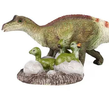Maiasaura + Poklop Dieťa Obrázok Dinosaura Hadrosaur Animal Model Dávnych Biologické Dospelých, Deti Zbierku Hračiek Darček Domova
