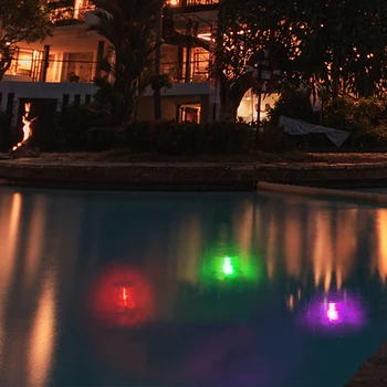 Farebné LED Solárne Plávajúce Svetlo Sférického Tvaru Podvodné Svetlá Dvore Záhradné Jazierko Fontána Vonkajší Dekor Loptu Svetlá